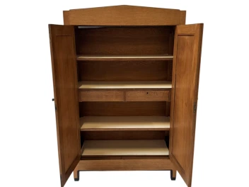 Art Deco Amsterdamse School Armoire by Hildo Krop for Gebroeders Monsieur